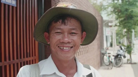 Smiling man close-up Stock Footage 73504606