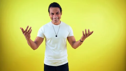 Smiling man giving thumbs up Stock Footage 278023505