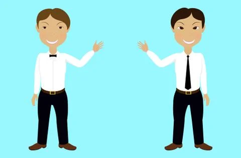 Smiling man Stock Illustration