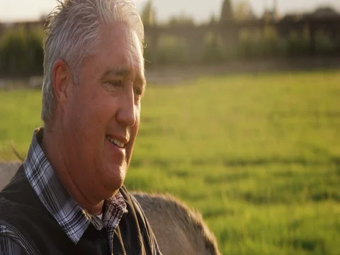 Smiling man standing in the farm 動画素材 76276217