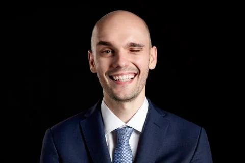 Smiling Man in Suit Stock Photos