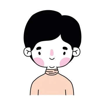 Smiling man on a white background Stock Illustration