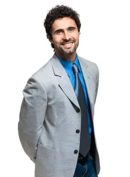 Smiling manager portrait Stock Photos