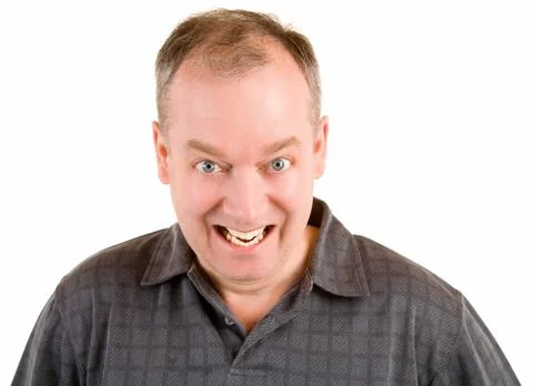 Smiling middle aged man Stock Photos