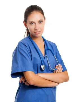 Smiling nurse Fotos Stock
