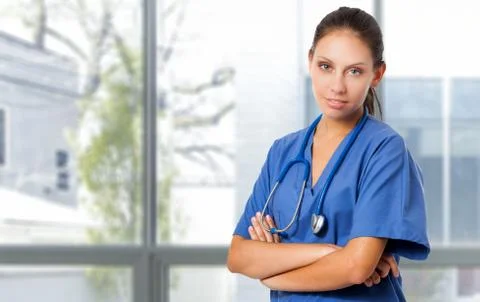 Smiling nurse Stock Photos
