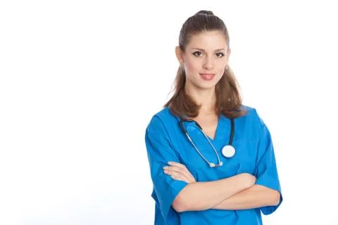 Smiling physician Stock Photos
