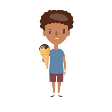 Smiling school kid. Cheerful elementary school student, kindergarten pupil Stock Illustration