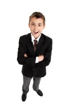 Smiling school student Stock Photos