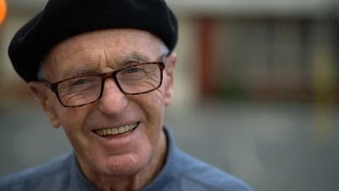 Smiling senior man. 스톡 동영상 88371314