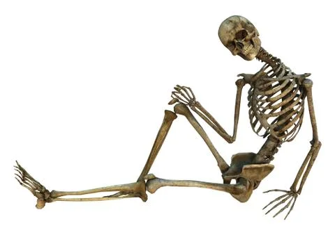 Smiling Skeleton Illustrazione stock