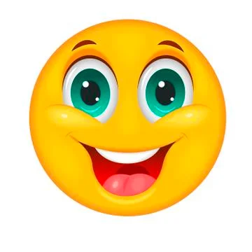 Smiling smiley Stock-Illustration