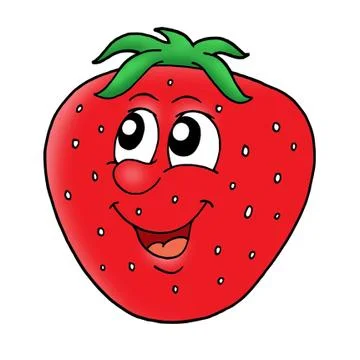 Smiling strawberry Stock-Illustration