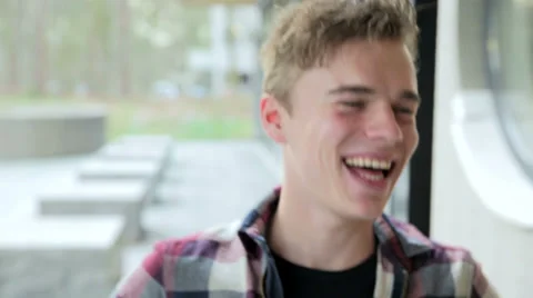 Smiling Student Stock Footage 37557554