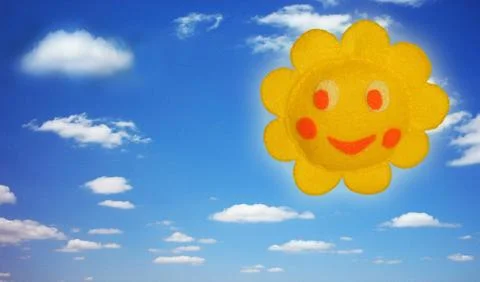 Smiling sun Stock Photos