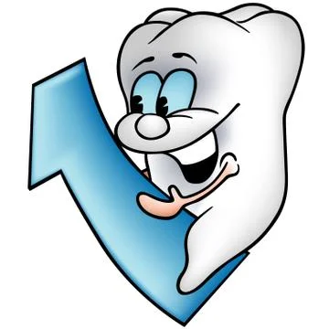 Smiling Tooth Stock Illustration