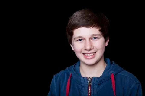 Smiling young boy Foto stock