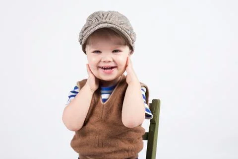 Smiling young boy Stock Photos