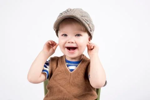 Smiling young boy Stock Photos