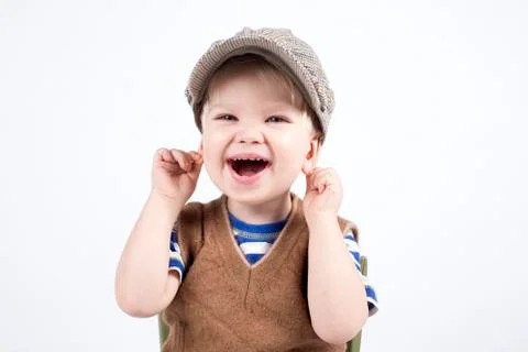 Smiling young boy Stock Photos