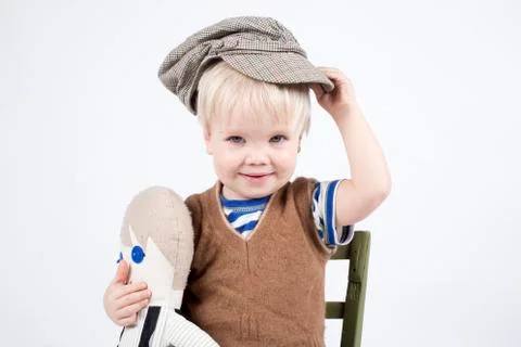 Smiling young boy Stock Photos