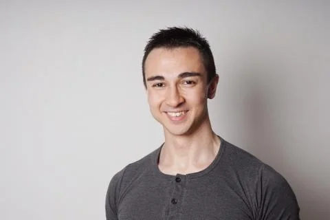 Smiling young man Foto stock