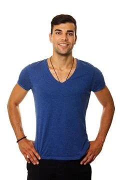 Smiling young man Stock Photos