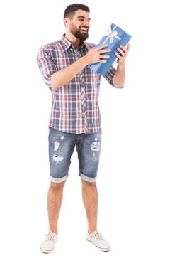 Smiling young man Foto stock