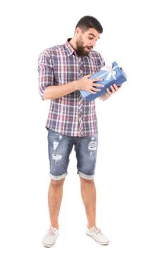 Smiling young man Foto stock
