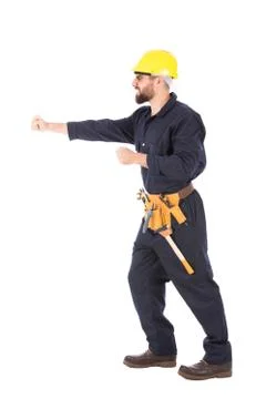 Smiling young worker Stock Photos