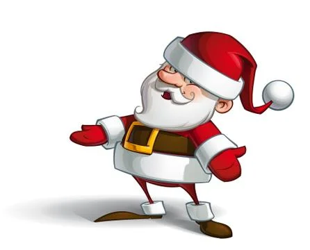 Smilling santa Stock Illustration