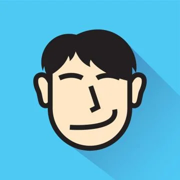 Smirking Man Stock Illustration
