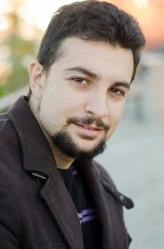 Smirking man Stock Photos