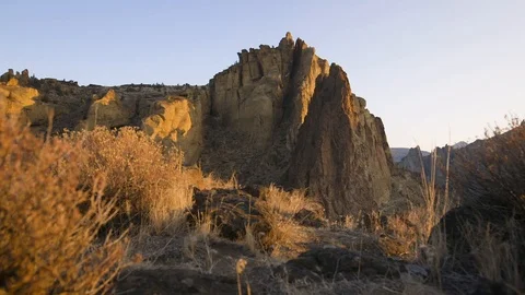 Smith Rock At Dawn Stock Footage 95151523
