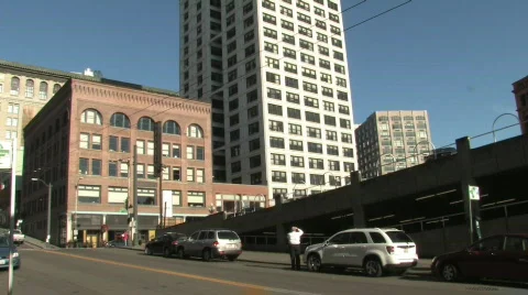 Smith Tower in Seattle, Washington Stock Footage 276485