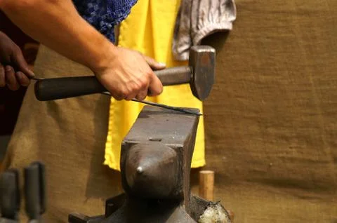 Smith works in Prague Stock Photos