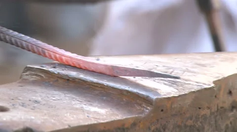 Smithery Process Close up Stock Footage 65442557