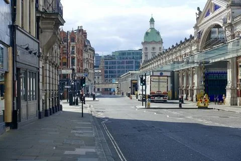 Smithfield Market during lockdown Stock Photos