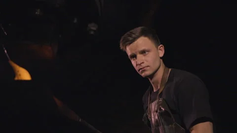 A smith's face close up Stock Footage 103864313