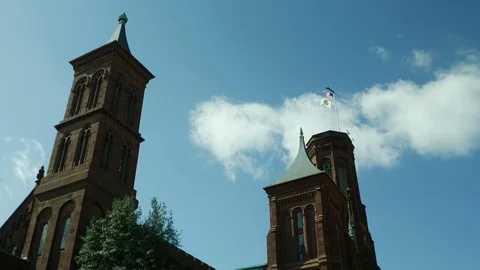 Smithsonian Castle 스톡 동영상 81913352