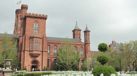 Smithsonian Institution Building Stock Footage 63469845