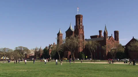Smithsonian Institution, Washington DC 스톡 동영상 24615047