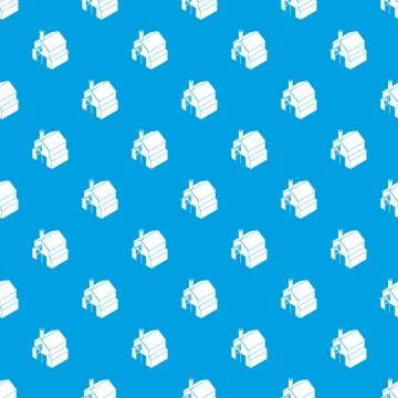 Smithy pattern vector seamless blue Stock Illustration