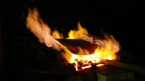 Smithy work Stock Footage 12733275
