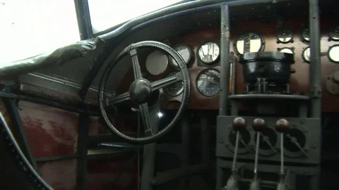 Smithy's Old Bus - The Southern Cross Stock Footage 71053945