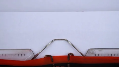SMM - abbreviation printed on an old typewriter in red letters, close up. 動画素材 126509921