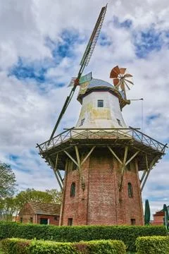 Smock Mill in Germany Stock Photos