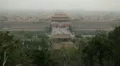 Smog, Aerial View, Gate to Forbidden City, Center Beijing, China, Air Pollution HD Footage