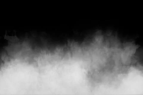 Smog clouds. realistic overlay of smog clouds, fog clouds for composition. Stock Illustration