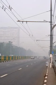 Smog from the fires Stock Photos